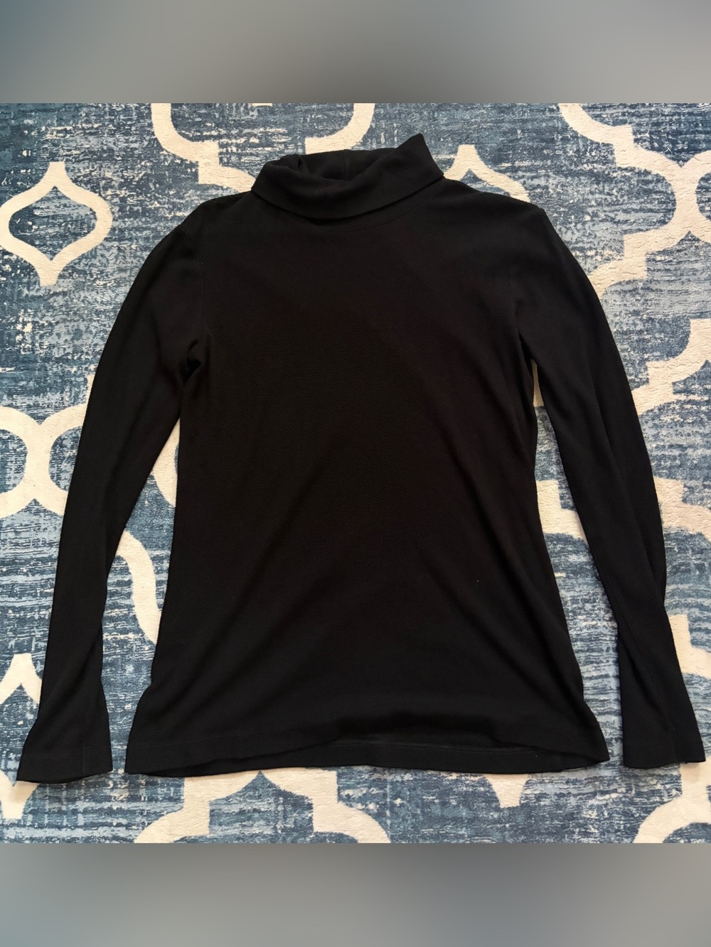 Uniqlo Black Long Sleeve Turtleneck Top